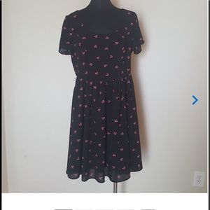 Torrid black fox dress